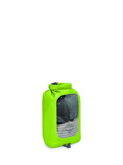 OSPREY packaging DRY SACK 6 W/WINDOW,  limon green