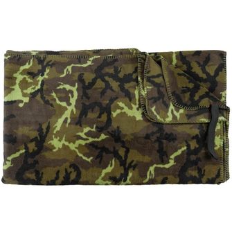 MFH fleece blanket, m 95 cz camouflage, approx. 200 x 150 cm