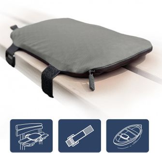 Mosh Kamper outdoor seat cushion, anthracite/black