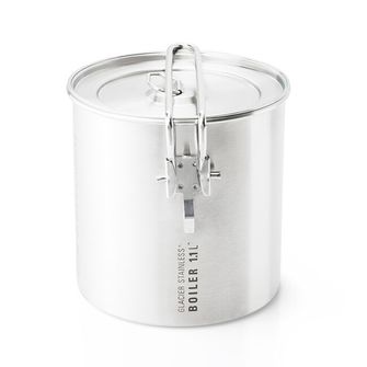 GSI Outdoors stainless steel cooking pot Glacier 1.1 l