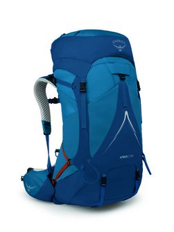 OSPREY hiking backpack ATMOS AG LT 65,  night shift/scoria blue