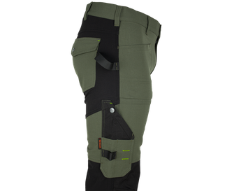 BENNON work trousers EREBOS WP, green/black