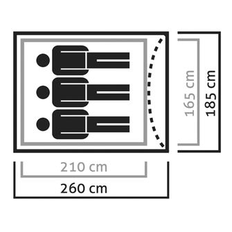 Salewa Litetrek Pro tent for 3 persons