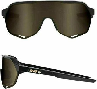 100% Sunglasses S2, Matte Black