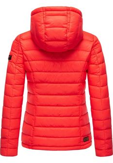 Navahoo Women&#039;s transitional jacket with hood Lucy, neon coral