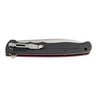 Herbertz one-handed large pocket knife 13,5cm, stainless steel, G10, red-black