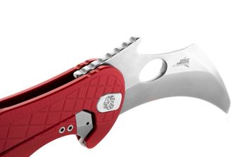 Lionsteel knife type karambit developed in cooperation with Emerson Design. L.E. ONE 1 A RS RED/STONE WASHED