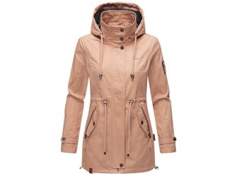 Marikoo Women&#039;s transitional jacket with hood Nyokoo, pale pink