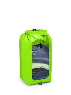 OSPREY packaging DRY SACK 35 W/WINDOW,  limon green