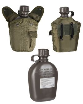 Mil-Tec od us style 1ltr. plastic cant. w.cover