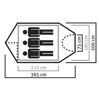 Salewa Tent Sierra Leone for 3 persons