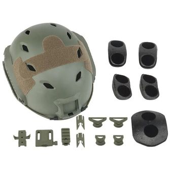 DRAGOWA Tactical Fast BJ Tracker Tactical Helmet, Digital Desert