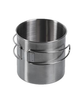 Mil-Tec stainless steel mug 800ml (wire handle)