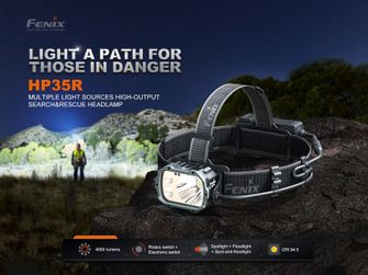 Fenix Rechargeable Headlamp Fenix HP35R SAR