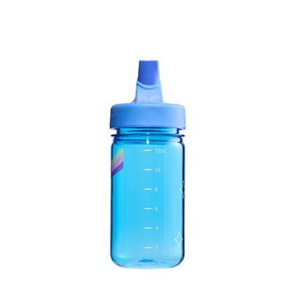 Nalgene Baby Water Bottle Grip-n-Gulp Sustain 0,35 l with cover blue, musical hippo