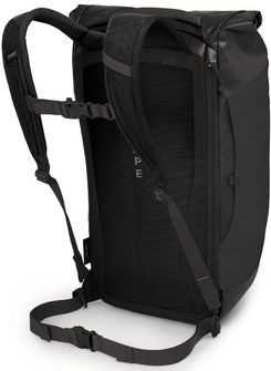 OSPREY city backpack TRANSPORTER ROLL TOP, black