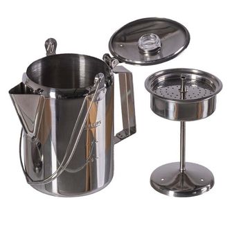 MIL-TEC stainless steel stew with percoller, 1.3 l