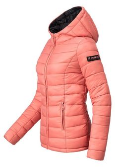 Navahoo Women&#039;s transitional jacket with hood Lucy, coral