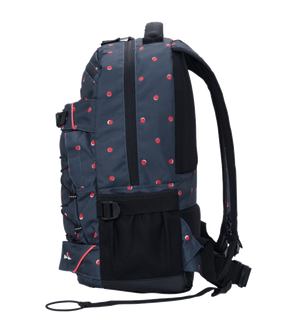 Forvert Study Louis Backpack navy double dots