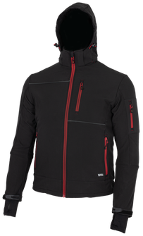 BENNON softshell jacket RUFUS black/red