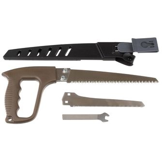 MFH Hand Saw, 2 saw blades, sheath with belt clip