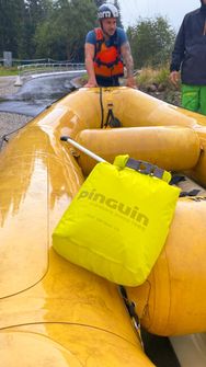 Pinguin waterproof bag Dry bag 5 L, Yellow