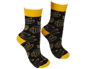 BENNON socks BENNONKY, yellow/black