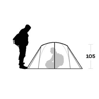 Ferrino Grit tent for 2 persons, olive