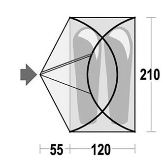 Ferrino Maverick tent for 2 persons