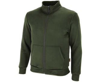 BENNON zipped hoodie ADAMOS, green