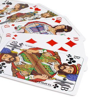 Romme playing cards