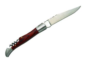 Laguioioly dub039 pocket knife, blade 12cm, steel 420, handle brown stamina