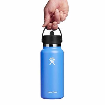Hydro Flask Wide thermo bottle with straw 32 OZ Wide Flex Straw Cap, cascade