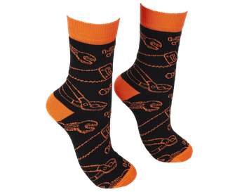 BENNON socks BENNONKY, black/orange