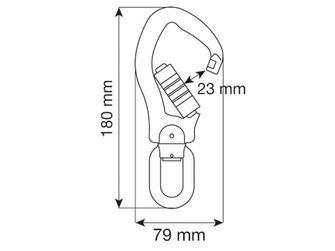 CAMP Adjustable Positioning Lanyard Cable Adjuster + 2149 3,5 m