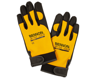 BENNON work gloves KALYTOS, yellow/black