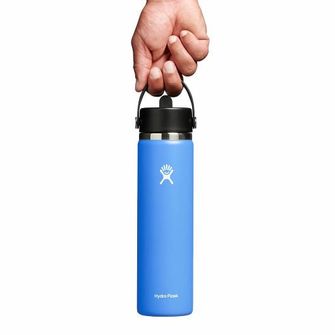 Hydro Flask Wide thermo bottle with straw 24 OZ Wide Flex Straw Cap, cascade