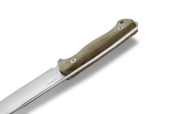 Lionsteel Long Dagger with Handle of Micarta T6 CVG CPM 3V Green Canvas
