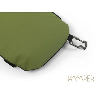 Mosh Kamper outdoor seat cushion, khaki/black