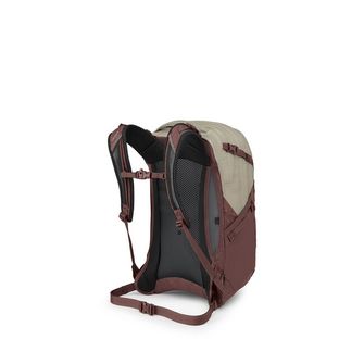 OSPREY city backpack TROPOS,  sawdust tan/raisin red