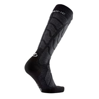 Therm-ic ski socks, black and grey