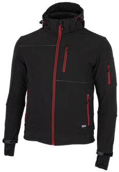 BENNON softshell jacket RUFUS black/red