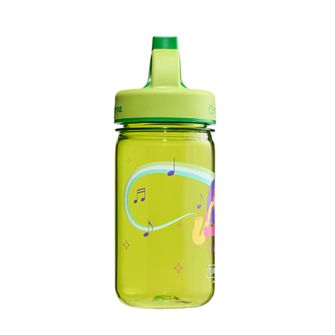 Nalgene Kids water bottle Grip-n-Gulp Sustain 0,35 l with cover green, musical lion