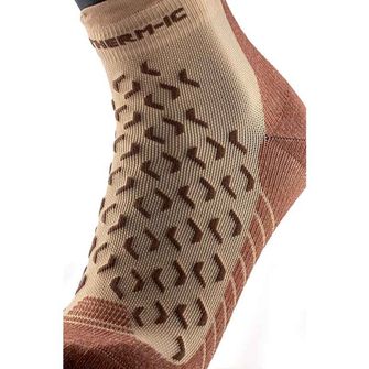 Therm-ic ankle socks, beige/brown