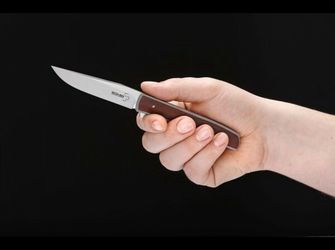 Böker plus urban trapper pocket knife 8.7 cm, wood Cocobolo