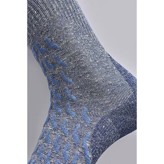 Therm-ic women&#039;s high socks, grey/blue