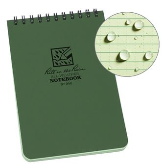 Rite in the Rain All Weather Notebook Green No. 946