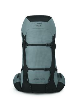 OSPREY hiking backpack AETHER PRO 75,  silver lining