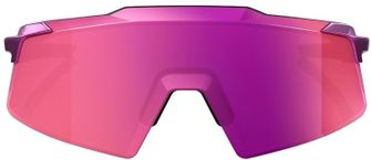 100% Aerocraft Sunglasses, Gloss Purple Chrome - Purple Multilayer Mirror