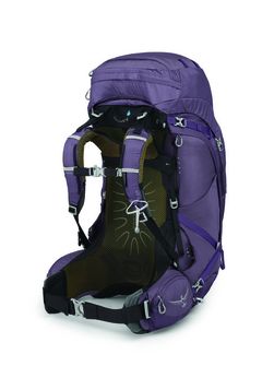 OSPREY hiking backpack AURA AG 65,  enchantment purple